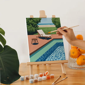 

Dipingere con i numeri - 6 Mini quadri | Set piscine Echo