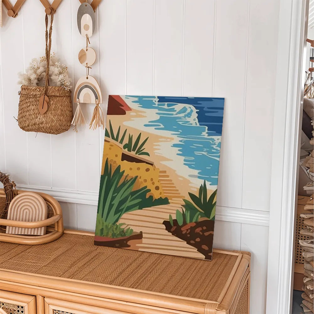 

Dipingere con i numeri - 6 Mini Quadri | Set Passi Baciati dal Sole