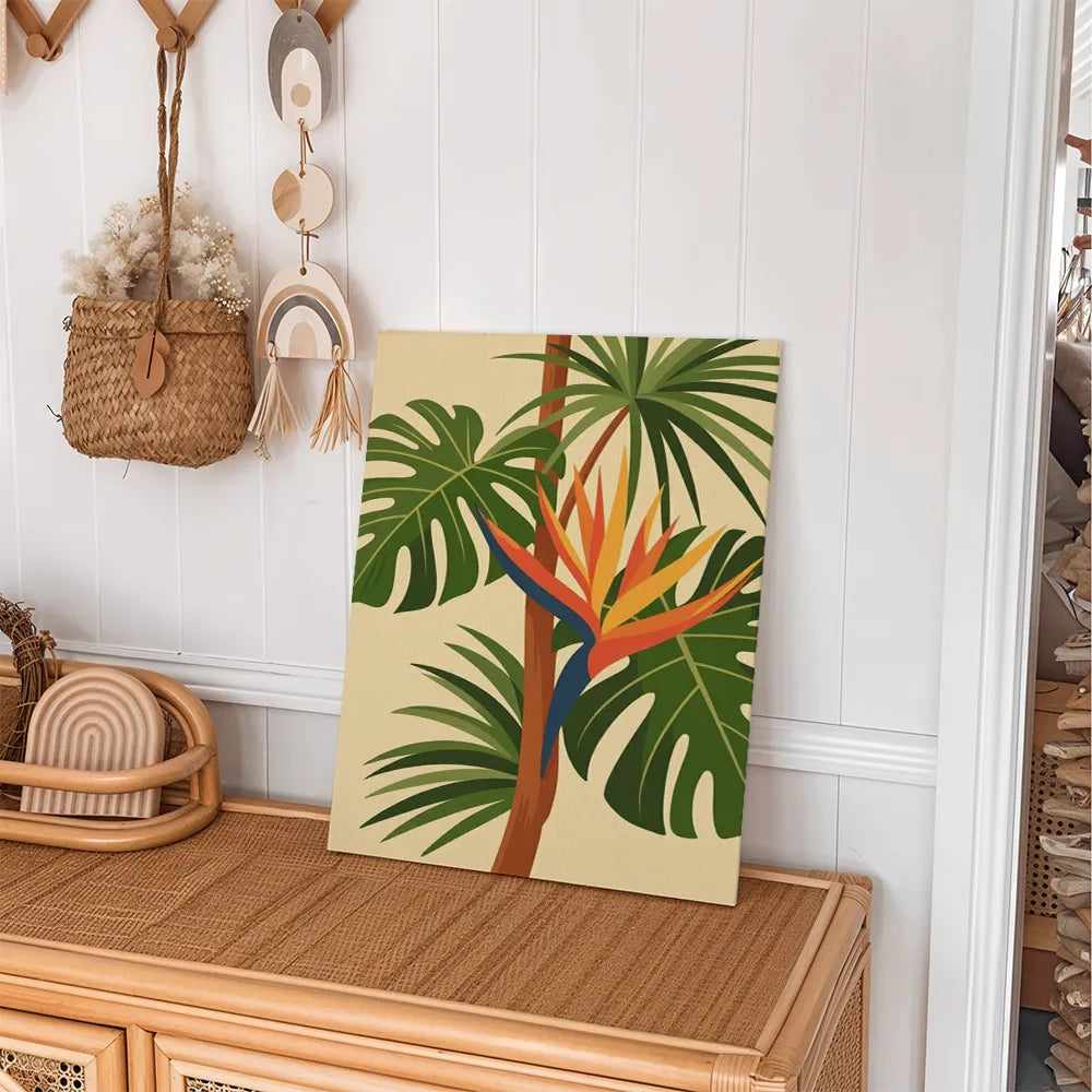 

Dipingere con i numeri - 6 Mini Quadri | Set Tropikflimmern