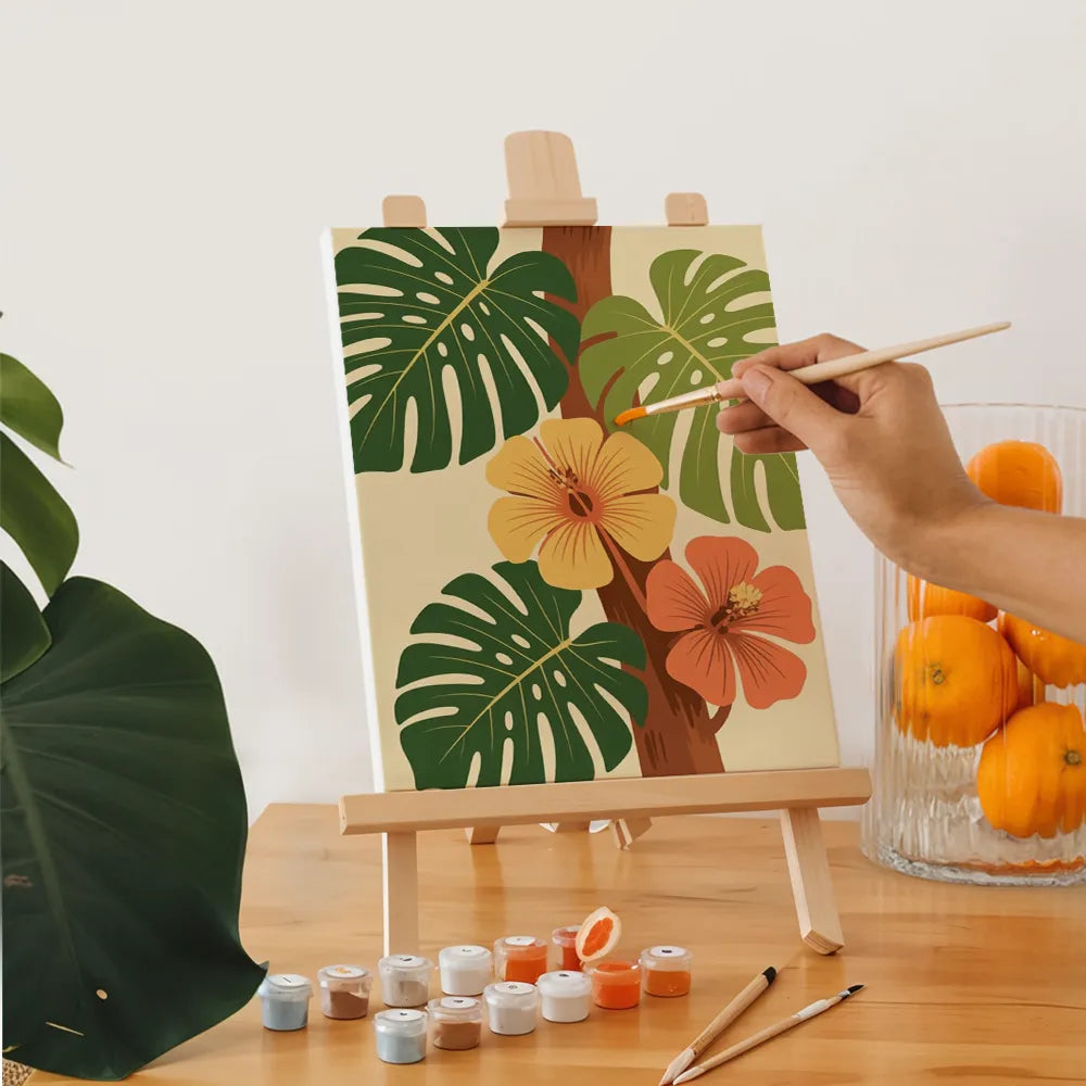 

Dipingere con i numeri - 6 Mini Quadri | Set Tropikflimmern