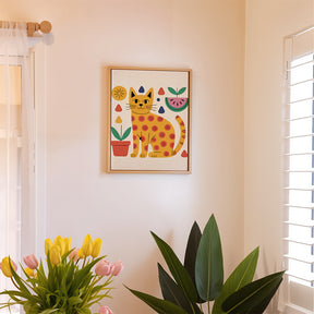 

Dipingere con i numeri - 6 Quadri Mini | Set di tratti astratti gatti