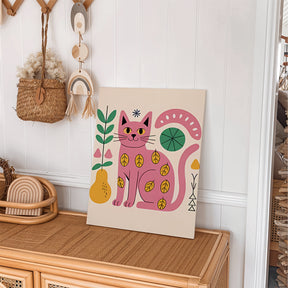 

Dipingere con i numeri - 6 Quadri Mini | Set di tratti astratti gatti