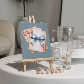 

dipingere con i numeri - 6 Mini Dipinti | Set di Accenti Azzurri