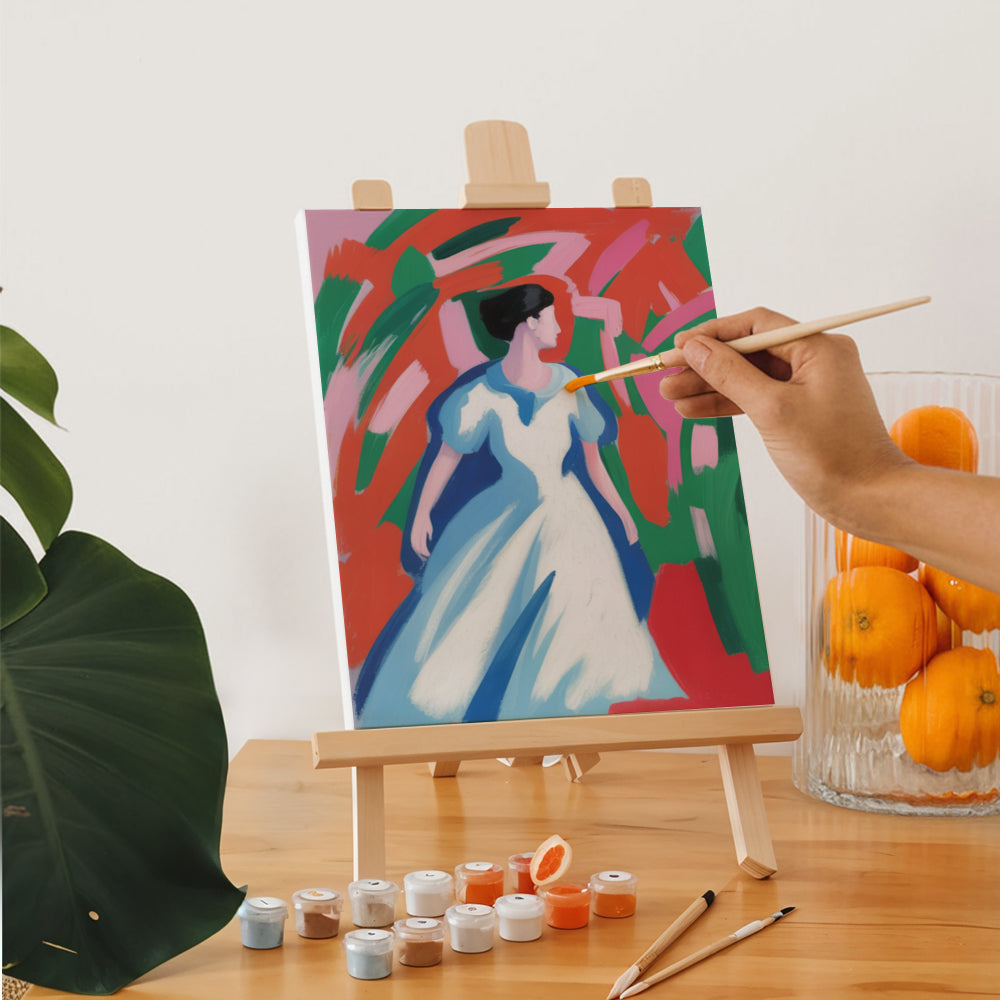 

Set di 6 mini quadri da dipingere con i numeri - Rosse e Fioritura