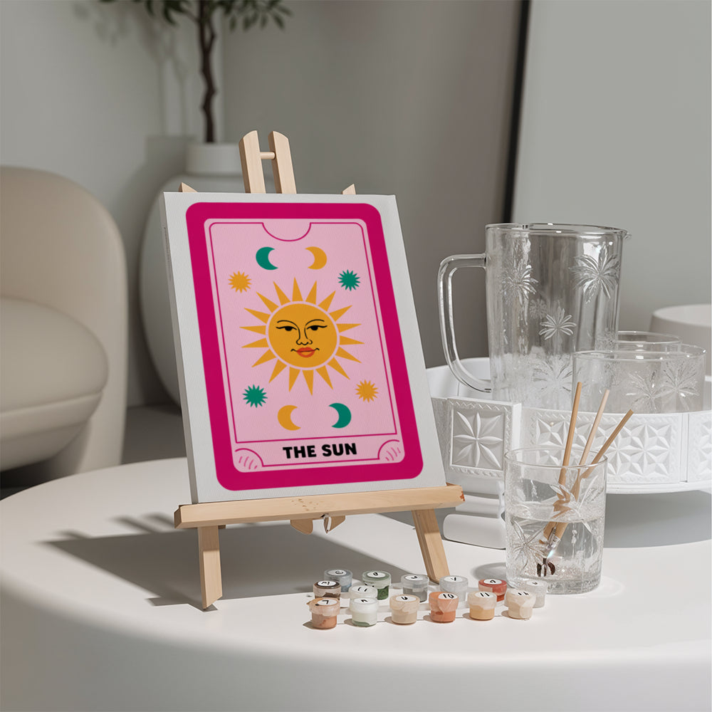 Dipingi con i numeri - 6 mini dipinti | Set di libri di attività Pop Art