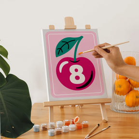Dipingi con i numeri - 6 mini dipinti | Set di libri di attività Pop Art