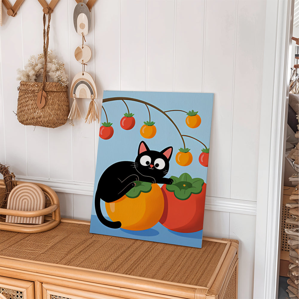 

Dipingere con i numeri - 6 Mini Quadri | Gatto Nero Set Caccia alle Taglie