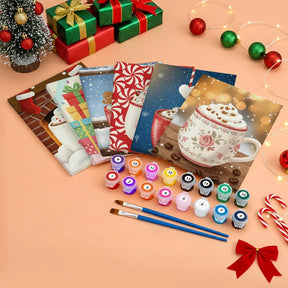 

Dipingere con i numeri - 6 Mini Dipinti | Piccolo Boschetto