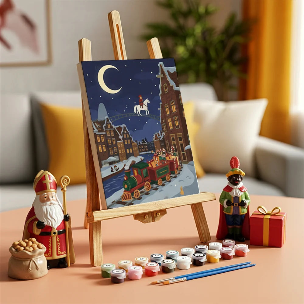 

Dipingere con i numeri - 6 Mini Dipinti | Piccolo Boschetto