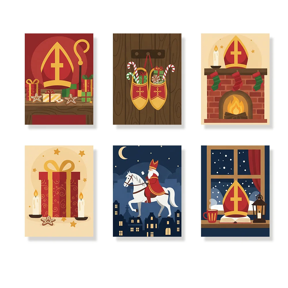 

Dipingere con i numeri - 6 Mini Dipinti | Piccolo Boschetto