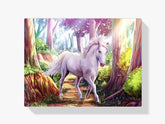 Pferd im Wald | Exklusives Design - Malen nach Zahlen