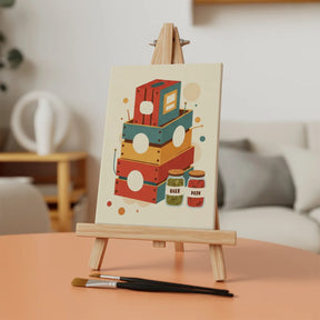 

Dipingere con i numeri - 6 Mini Dipinti | Piccolo Boschetto