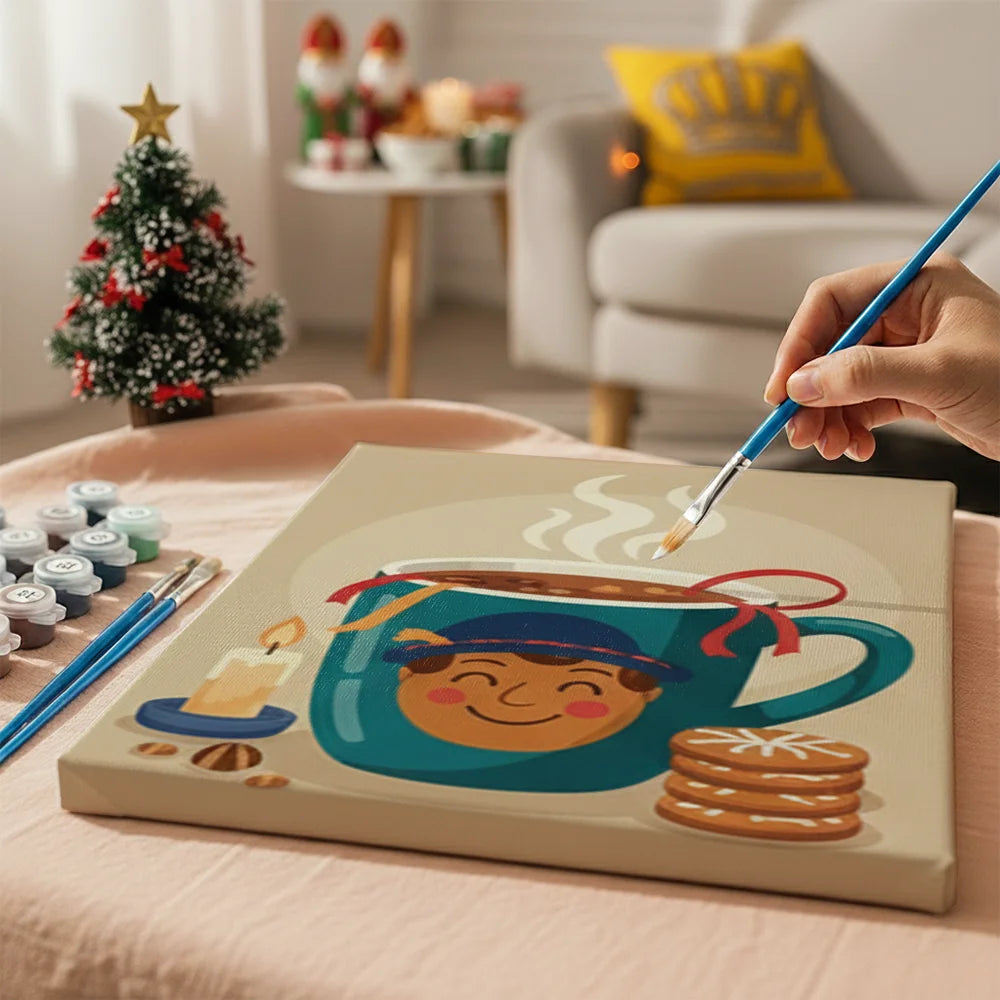 

Dipingere con i numeri - 6 Mini Dipinti | Piccolo Boschetto