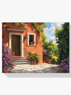 Dipingi con i numeri - Cortile soleggiato