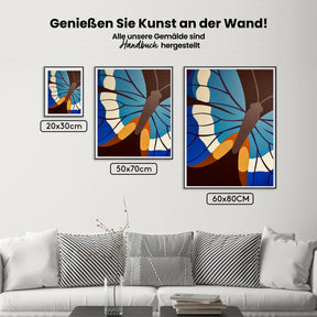 Schmetterling in der Kunst - Malen nach Zahlen