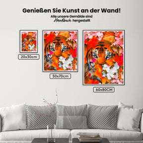 Tiger - Malen nach Zahlen