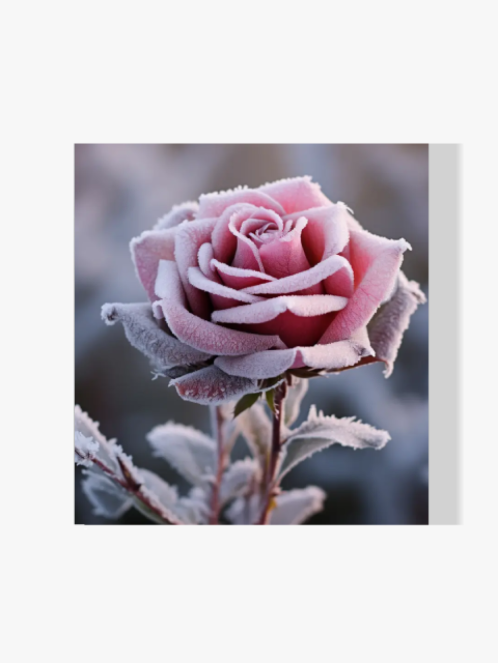 Winterrose - Malen nach Zahlen