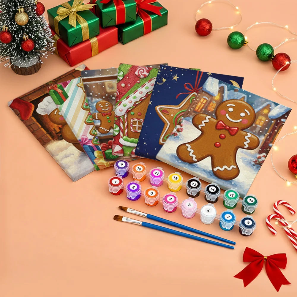 

Dipingere con i numeri - 6 Mini Dipinti | Piccolo Boschetto