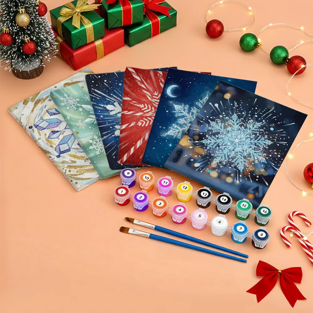 

Dipingere con i numeri - 6 Mini Dipinti | Piccolo Boschetto